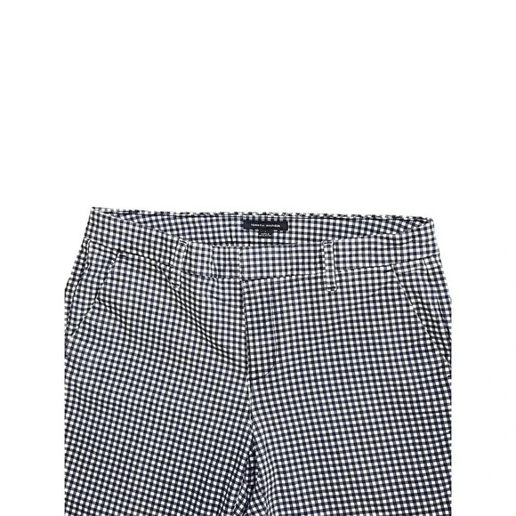 Tommy Hilfiger Women's Size 6 Blue Gingham Slim Dress Pants - Picture 4 of 8